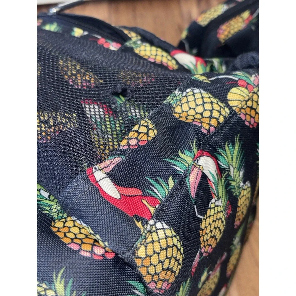Vera Bradley Toucan Party Large Backpack With Lunch Pack Nylon Approx 19x13x8